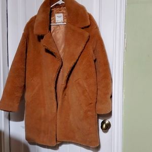 A&F Teddy Coat Size S